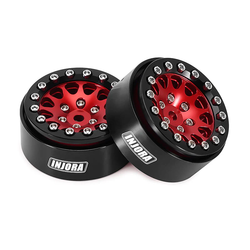 INJORA 1.3" Aluminium 0mm Offset Wheels for Micro Crawlers (W1311) - Image 22