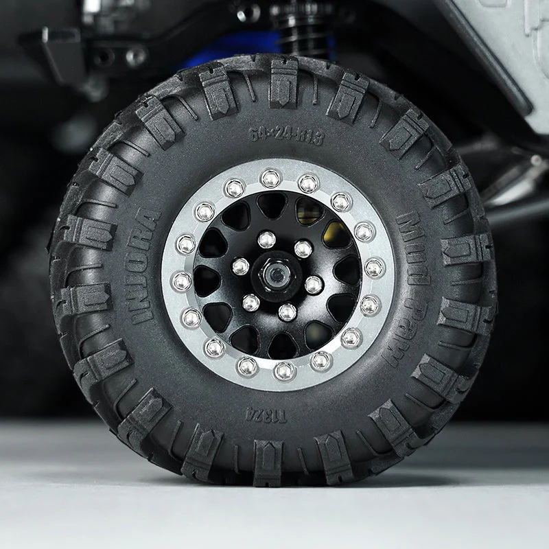INJORA 1.3" Aluminium 0mm Offset Wheels for Micro Crawlers (W1311) - Image 33
