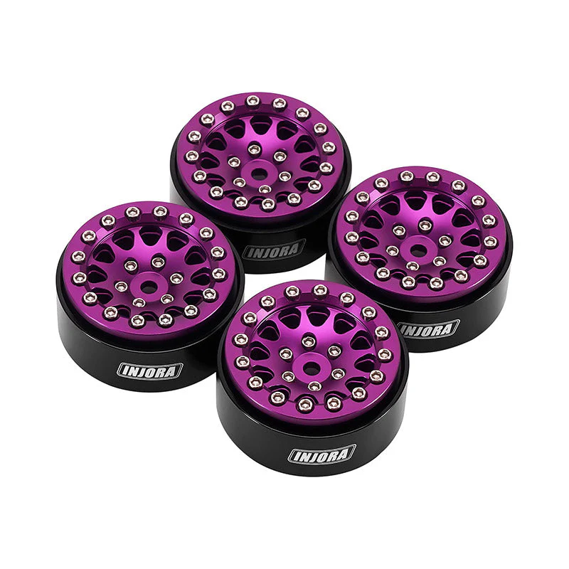 INJORA 1.3" Aluminium 0mm Offset Wheels for Micro Crawlers (W1311) - Image 44