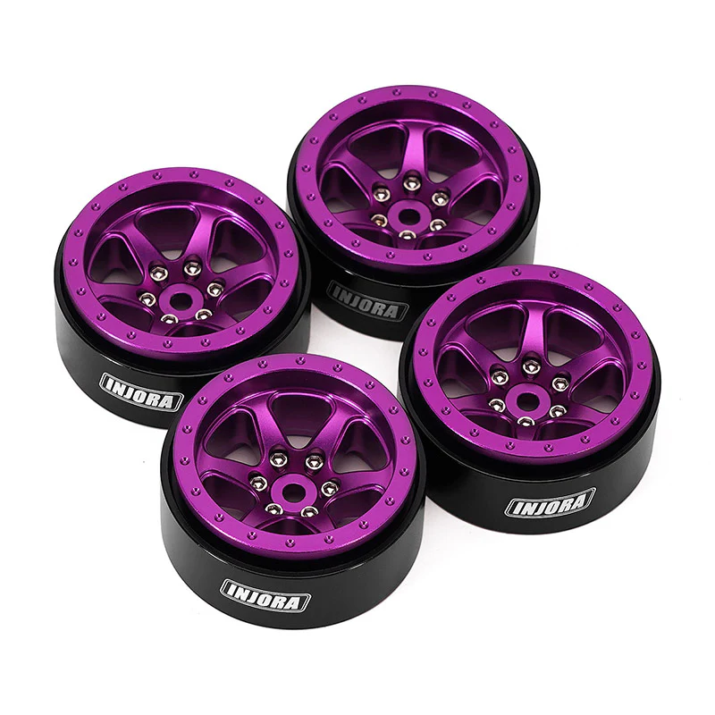 INJORA 1.3" Aluminum -4.05mm Offset Wheels for Micro Crawlers (W1309) - Image 13