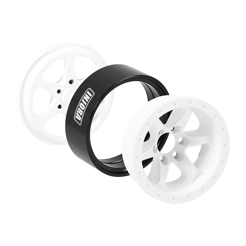 INJORA 1.3" Aluminum -4.05mm Offset Wheels for Micro Crawlers (W1309) - Image 15