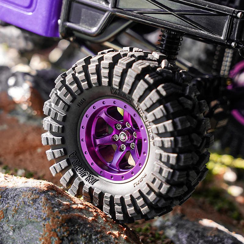 INJORA 1.3" Aluminum -4.05mm Offset Wheels for Micro Crawlers (W1309) - Image 3