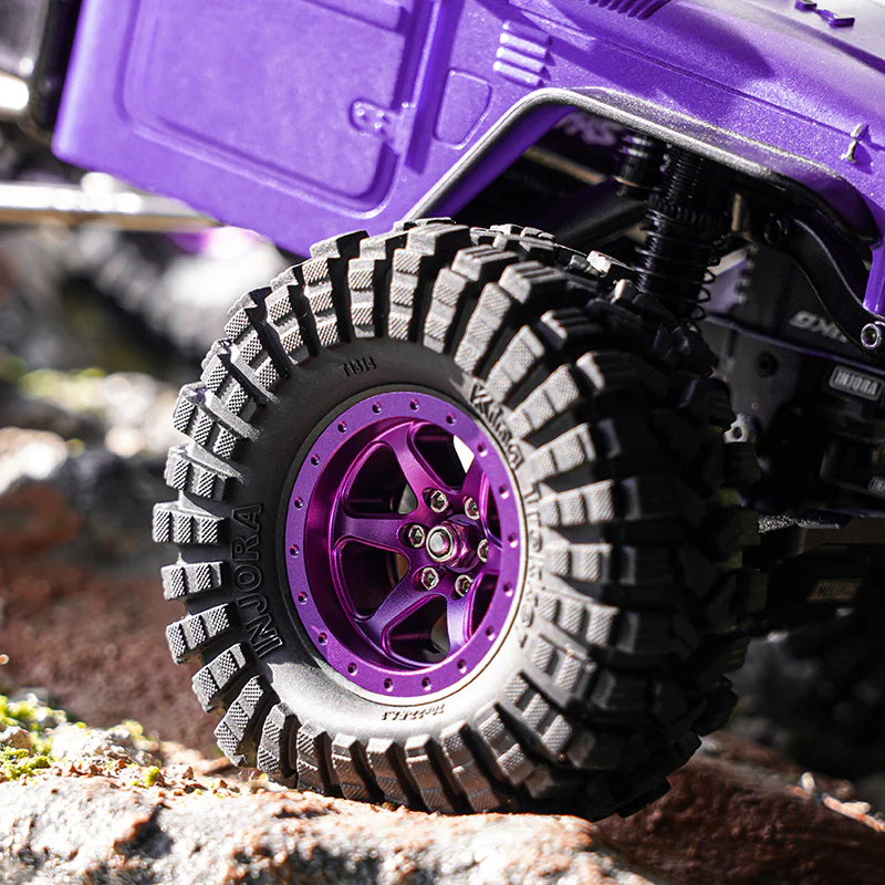 INJORA 1.3" Aluminum -4.05mm Offset Wheels for Micro Crawlers (W1309) - Image 5