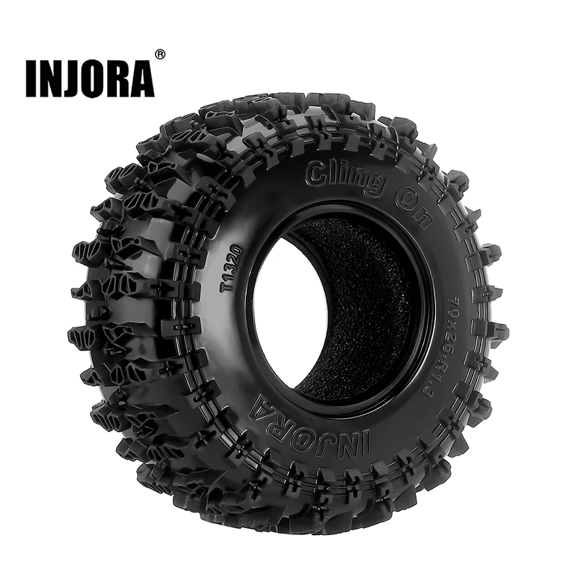 INJORA 1.3" 70*26mm Cling On Tires (T1320) (4)