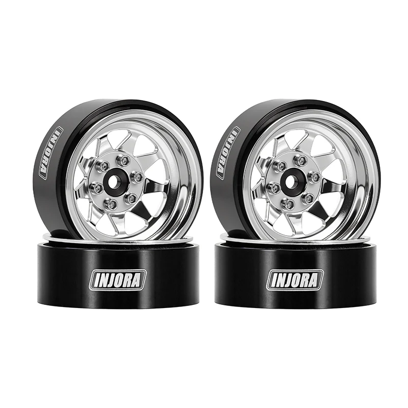 INJORA 1.3" Stamped Steel -4.05mm Offset Wheels for Micro Crawlers (W1312) - Image 16