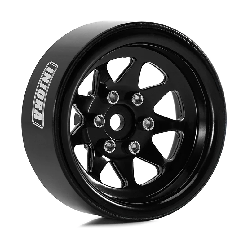 INJORA 1.3" Stamped Steel -4.05mm Offset Wheels for Micro Crawlers (W1312) - Image 5
