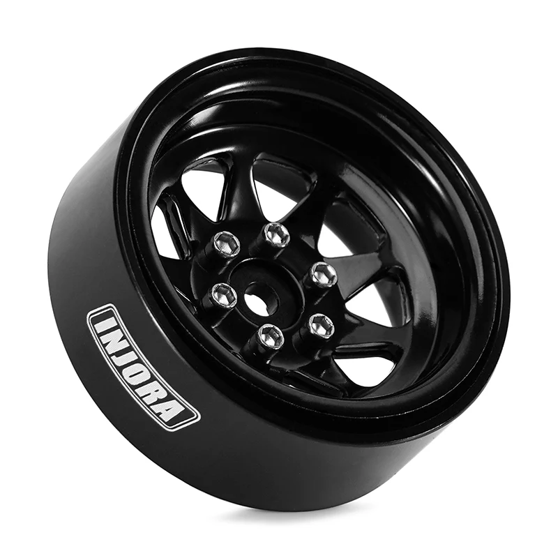 INJORA 1.3" Stamped Steel -4.05mm Offset Wheels for Micro Crawlers (W1312) - Image 8
