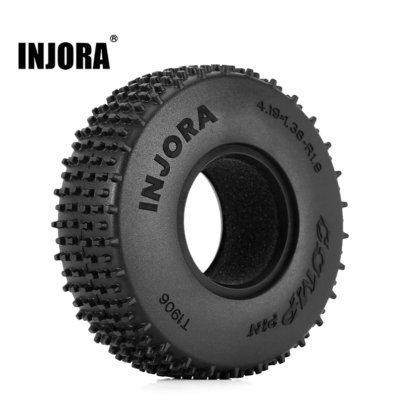 [Clearance Sale] INJORA 1.9" (106*35mm 4.19" OD) Comp Pin S4 Tires (T1906) (4)