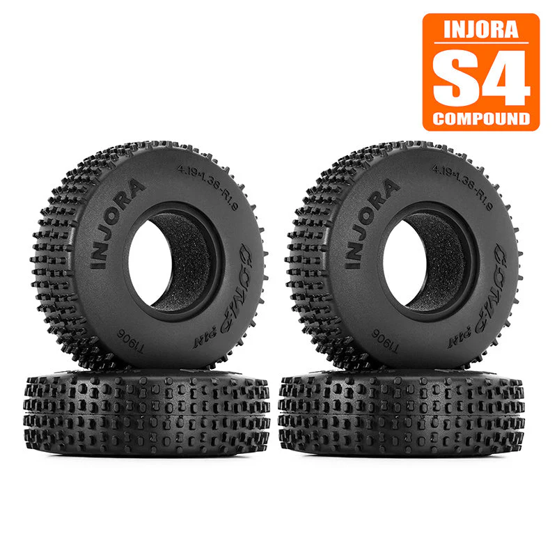 [Clearance Sale] INJORA 1.9" (106*35mm 4.19" OD) Comp Pin S4 Tires (T1906) (4) - Image 2