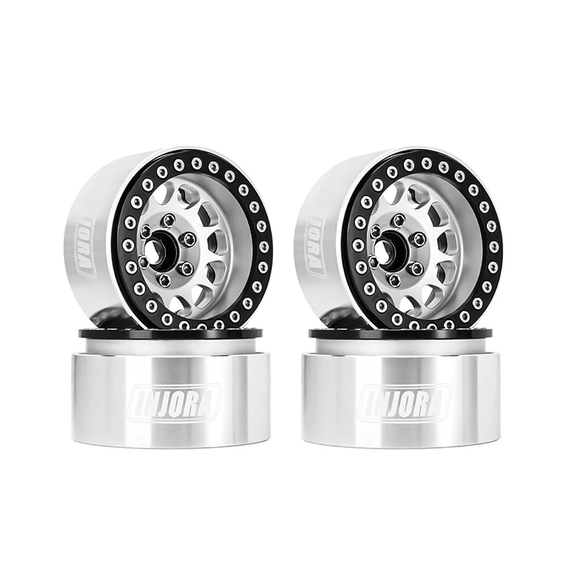 INJORA 1.9" Deep Dish -10.4mm Offset Wheels for 1/10 RC Crawlers (W1949) - Image 12
