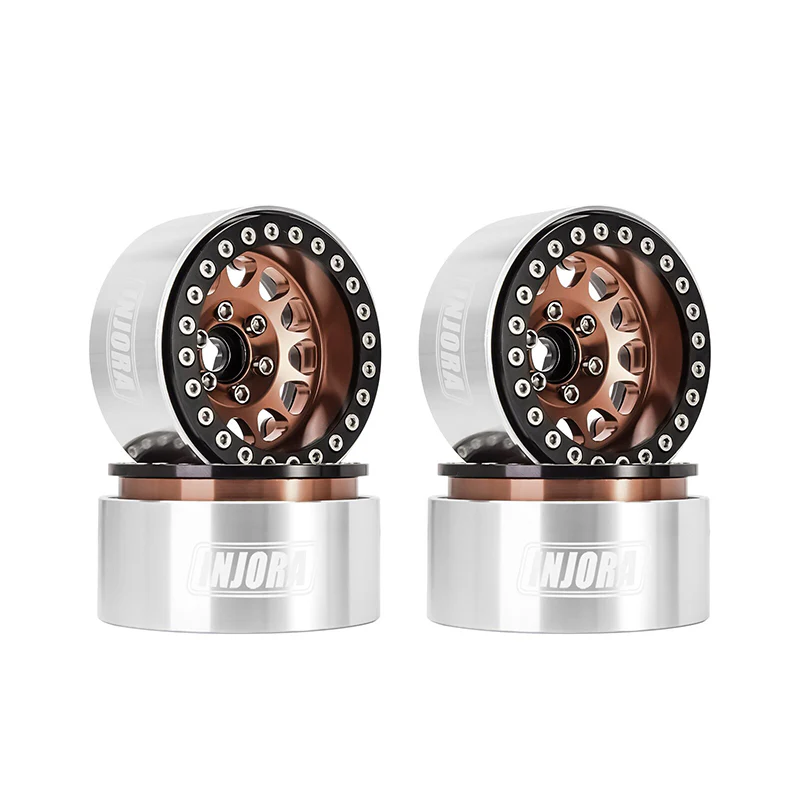 INJORA 1.9" Deep Dish -10.4mm Offset Wheels for 1/10 RC Crawlers (W1949) - Image 16