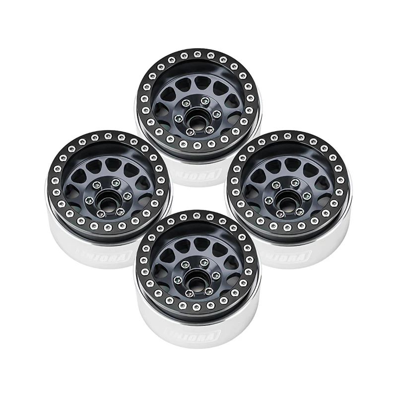 INJORA 1.9" Deep Dish -10.4mm Offset Wheels for 1/10 RC Crawlers (W1949) - Image 7