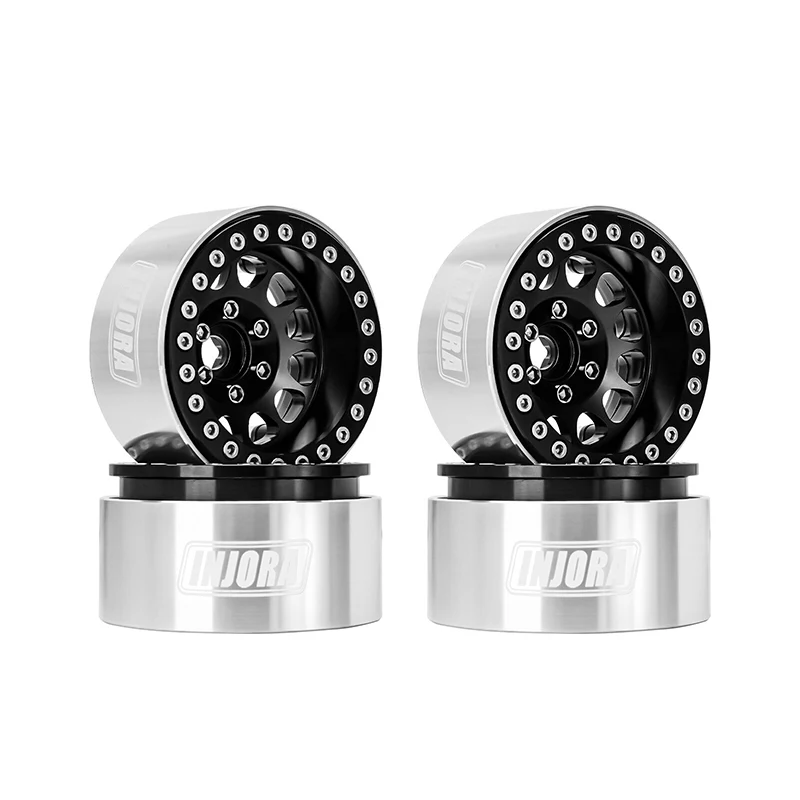 INJORA 1.9" Deep Dish -10.4mm Offset Wheels for 1/10 RC Crawlers (W1949) - Image 8