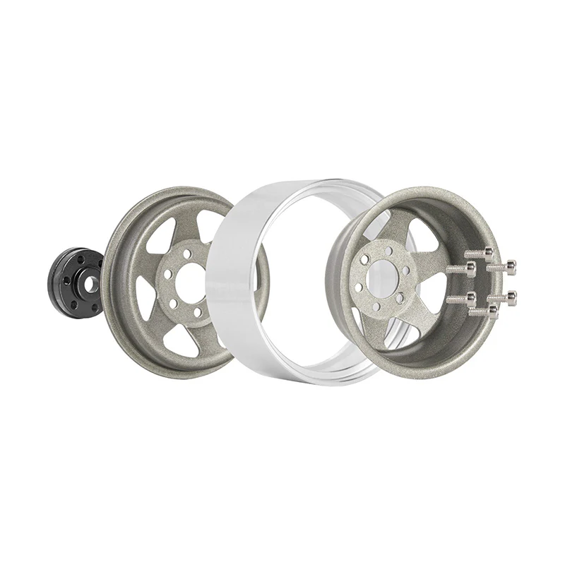 INJORA 1.9" Deep Dish Stamped -8.9mm Offset Wheels for 1/10 RC Crawlers (W1948) - Image 10