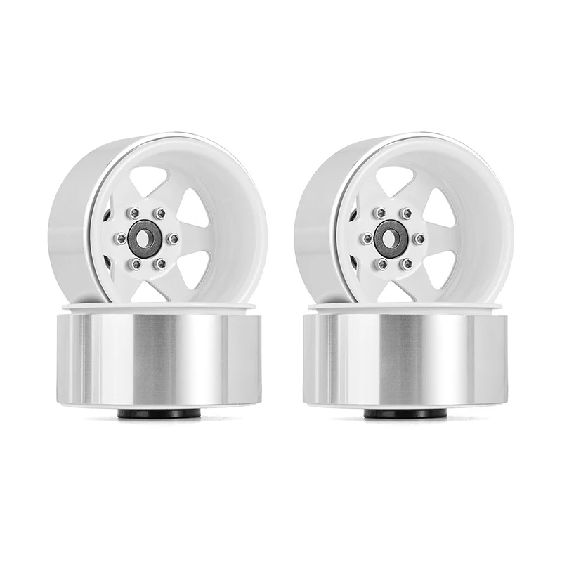 INJORA 1.9" Deep Dish Stamped -8.9mm Offset Wheels for 1/10 RC Crawlers (W1948) - Image 16