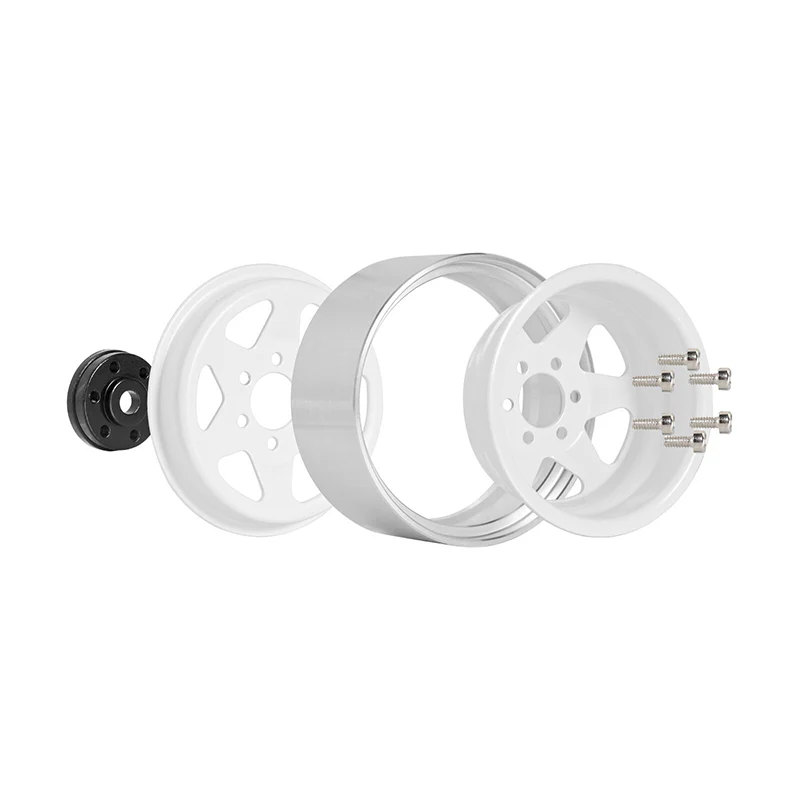 INJORA 1.9" Deep Dish Stamped -8.9mm Offset Wheels for 1/10 RC Crawlers (W1948) - Image 17