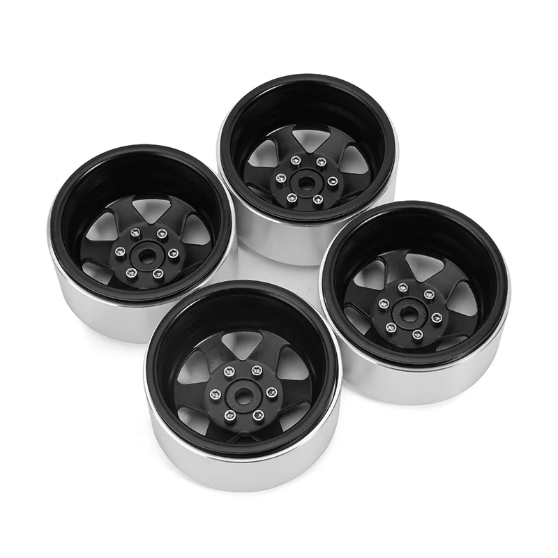 INJORA 1.9" Deep Dish Stamped -8.9mm Offset Wheels for 1/10 RC Crawlers (W1948) - Image 8