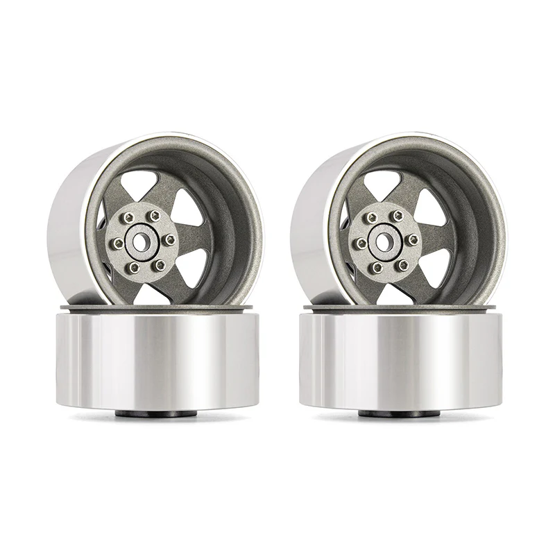 INJORA 1.9" Deep Dish Stamped -8.9mm Offset Wheels for 1/10 RC Crawlers (W1948) - Image 9