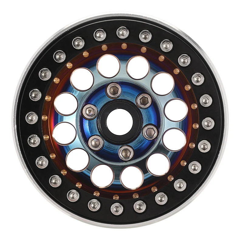 [Germany Clearance Deal] INJORA 1.9" Super Heavy Brass -10mm Offset Wheels for 1/10 RC Crawlers (W1957) - Image 8