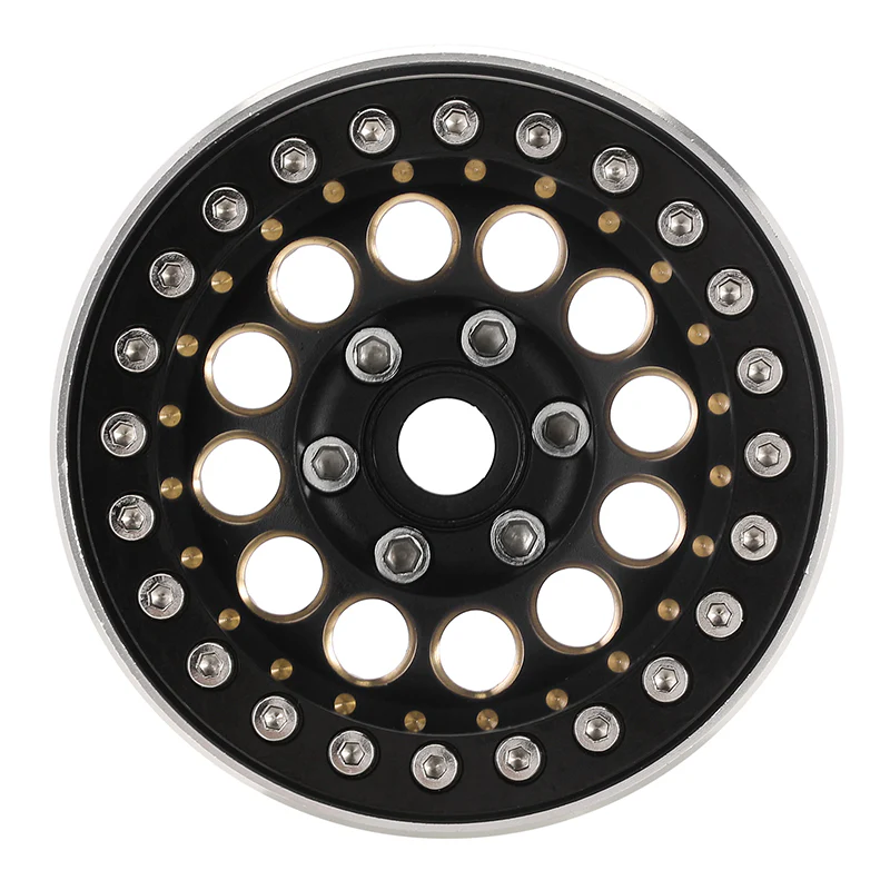 INJORA 1.9" Super Heavy Brass -10mm Offset Wheels for 1/10 RC Crawlers (W1957) - Image 14
