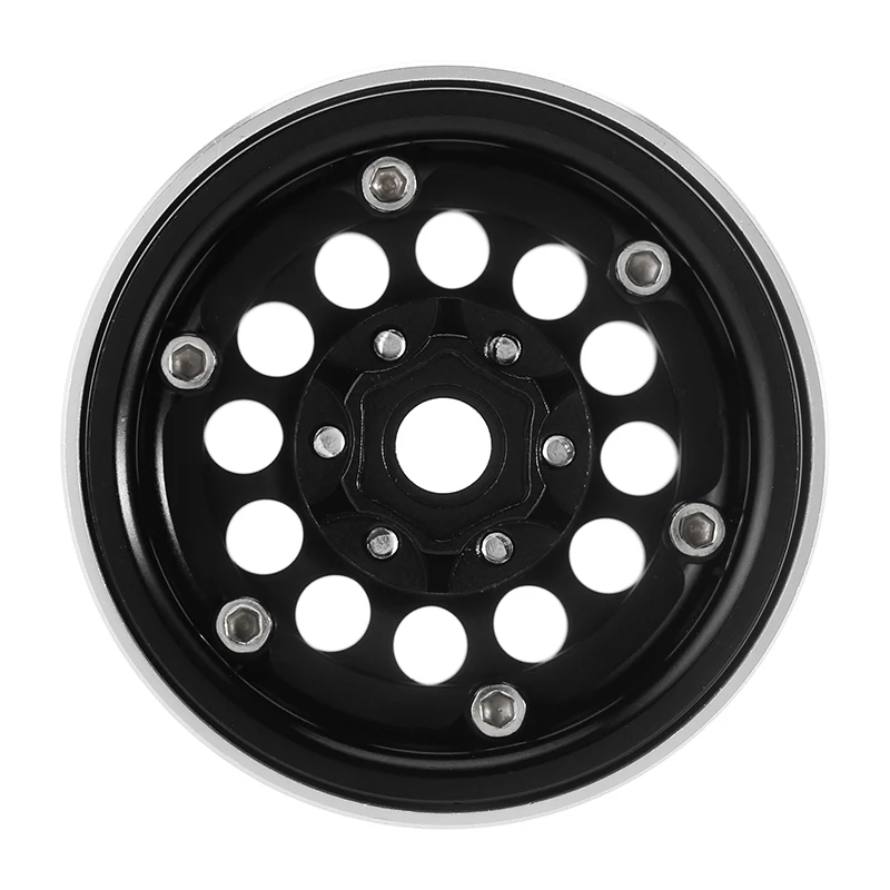INJORA 1.9" Super Heavy Brass -10mm Offset Wheels for 1/10 RC Crawlers (W1957) - Image 15