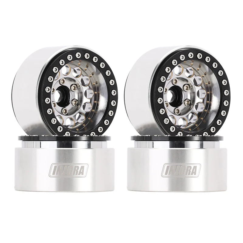 INJORA 1.9" Super Heavy Brass -10mm Offset Wheels for 1/10 RC Crawlers (W1957) - Image 22