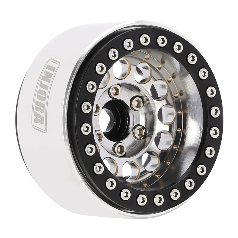 INJORA 1.9" Super Heavy Brass -10mm Offset Wheels for 1/10 RC Crawlers (W1957) - Image 24