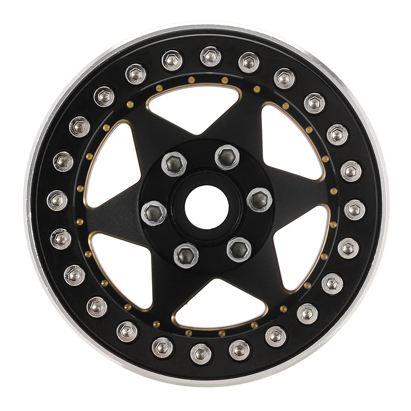 INJORA 1.9" Super Heavy Brass -10mm Offset Wheels for 1/10 RC Crawlers (W1958) - Image 15