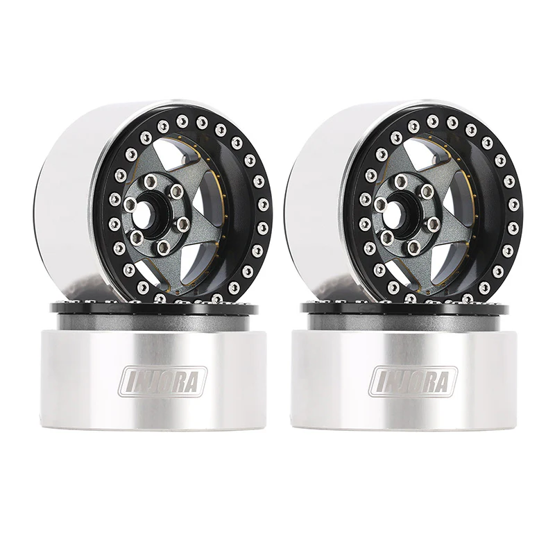 INJORA 1.9" Super Heavy Brass -10mm Offset Wheels for 1/10 RC Crawlers (W1958) - Image 18