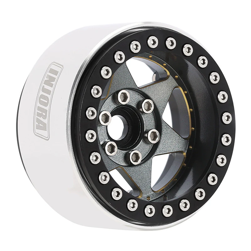 INJORA 1.9" Super Heavy Brass -10mm Offset Wheels for 1/10 RC Crawlers (W1958) - Image 20