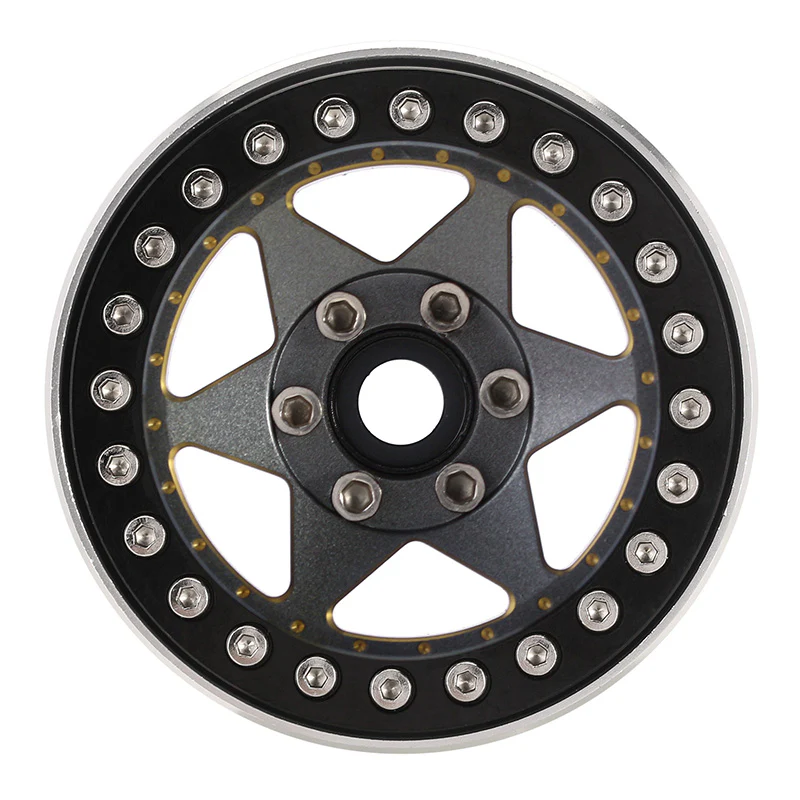 INJORA 1.9" Super Heavy Brass -10mm Offset Wheels for 1/10 RC Crawlers (W1958) - Image 22