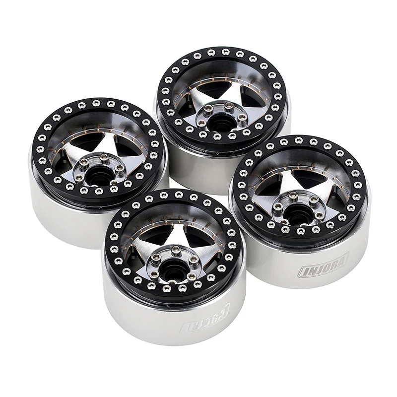 INJORA 1.9" Super Heavy Brass -10mm Offset Wheels for 1/10 RC Crawlers (W1958) - Image 31