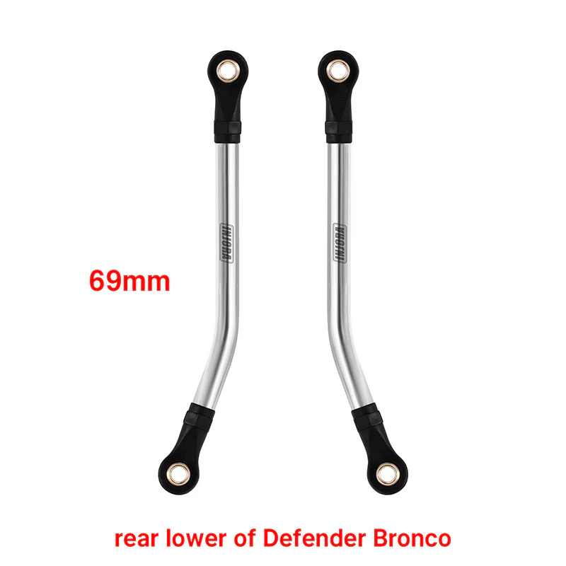 INJORA 1 Pair Stainless Steel Chassis Links for 1/18 TRX4M Mods - Image 11
