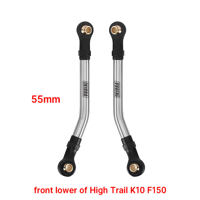 INJORA 1 Pair Stainless Steel Chassis Links for 1/18 TRX4M Mods - Image 17