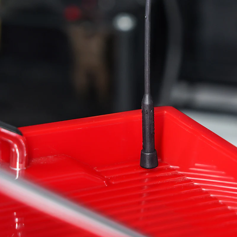 INJORA 4pcs 10cm Nylon Antennas with Flags Scale Accessories for 1/18 1/24 RC Crawlers - Image 10