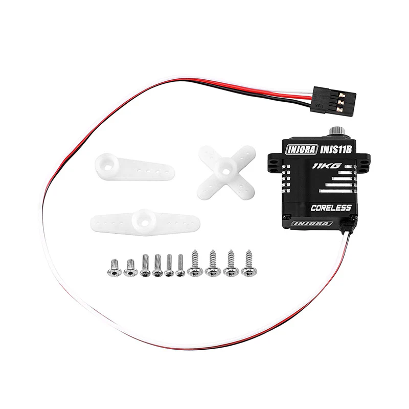 INJORA 11KG Coreless High Torque Micro Servo for 1/24 SCX24 AX24 (INJS11B) - Image 4