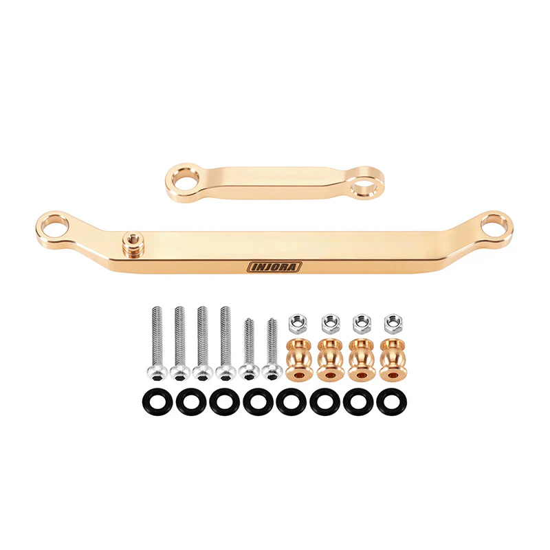 INJORA 14g Heavy Brass Steering Links for 1/24 Axial SCX24 - Image 3
