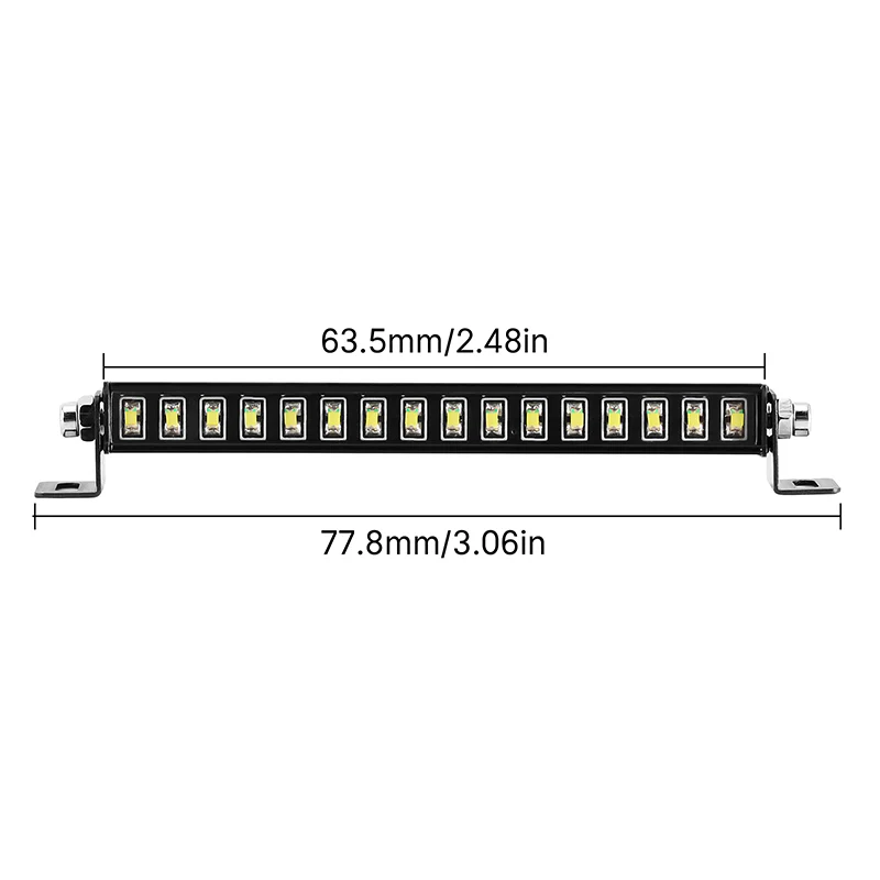 INJORA 16LED Metal Roof Light with Y wire for 1/18 TRX4M Defender (4M-26) - Image 3