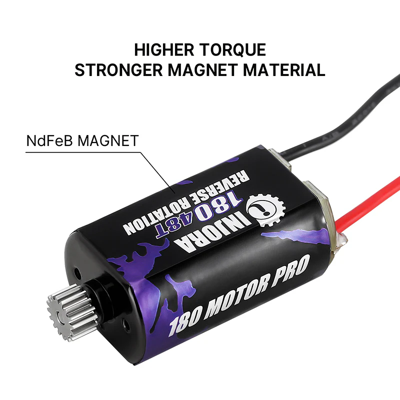 INJORA 180 Pro 48T Brushed High Torque Motor for FMS FCX24 FCX18 (INM14) - Image 3