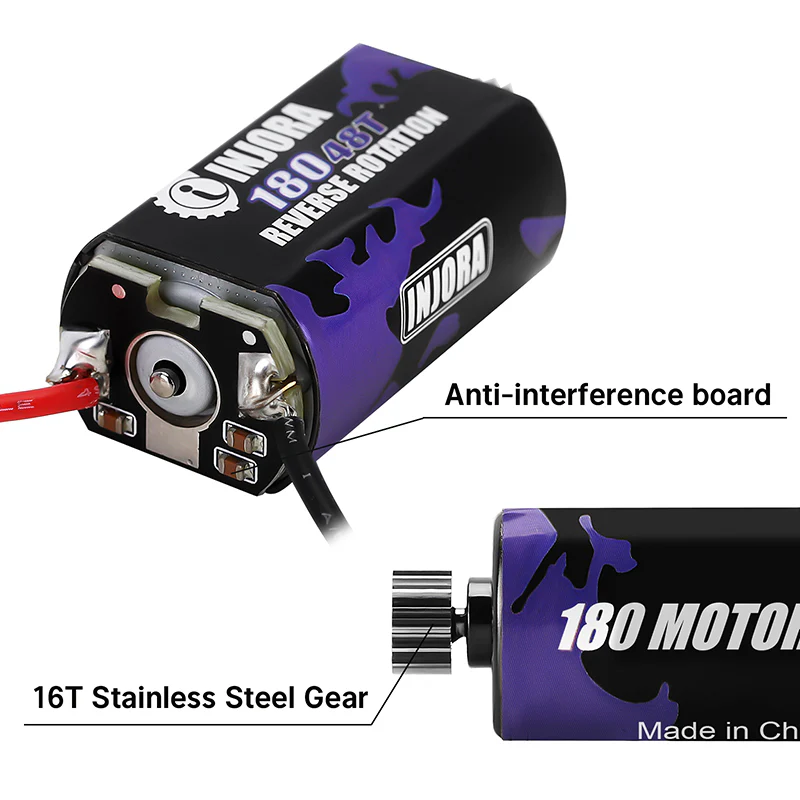 INJORA 180 Pro 48T Brushed High Torque Motor for FMS FCX24 FCX18 (INM14) - Image 5