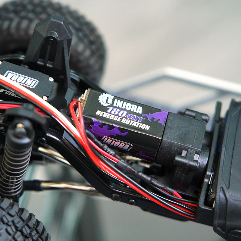INJORA 180 PRO Brushed 48T Purple Motor with Steel Pinion for 1/18 TRX4M (INM11-48T) - Image 8