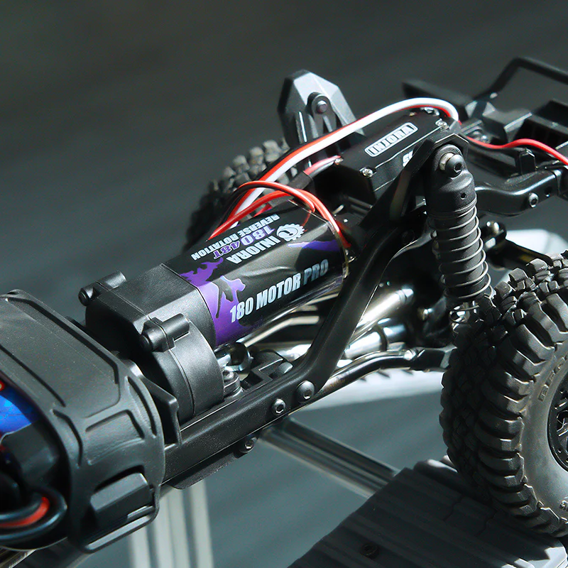 INJORA 180 PRO Brushed 48T Purple Motor with Steel Pinion for 1/18 TRX4M (INM11-48T) - Image 9