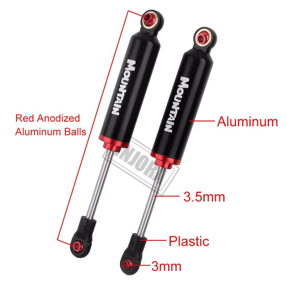 INJORA 2/4pcs Built-in Spring 90-120mm Shock Absorber Damper for 1/10 RC Crawler - Image 22