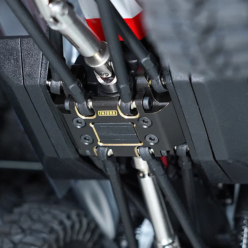 INJORA 21g Brass Skid Plate Transmission Mount for 1/18 Redcat Ascent-18 (ASC18-03) - Image 4