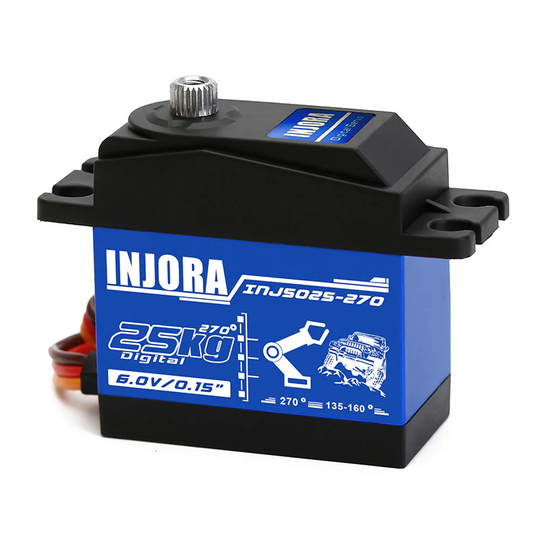 INJORA INJS025 25KG Large Torque Waterproof Metal Gear Digital Servo for RC Model - Image 15