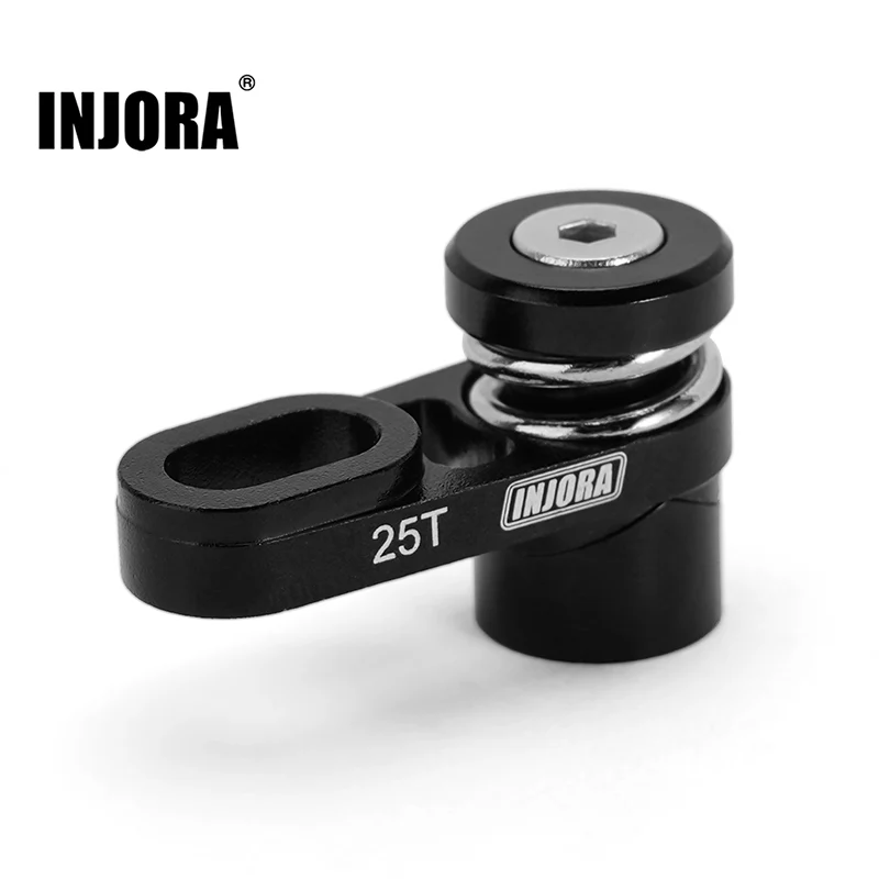 INJORA 25T Aluminum Transmission Shift Unloading Servo Horn for SCX10 PRO