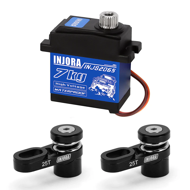 INJORA 25T Aluminum Transmission Shift Unloading Servo Horn for SCX10 PRO - Image 10