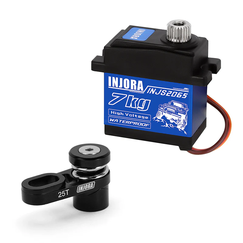 INJORA 25T Aluminum Transmission Shift Unloading Servo Horn for SCX10 PRO - Image 8