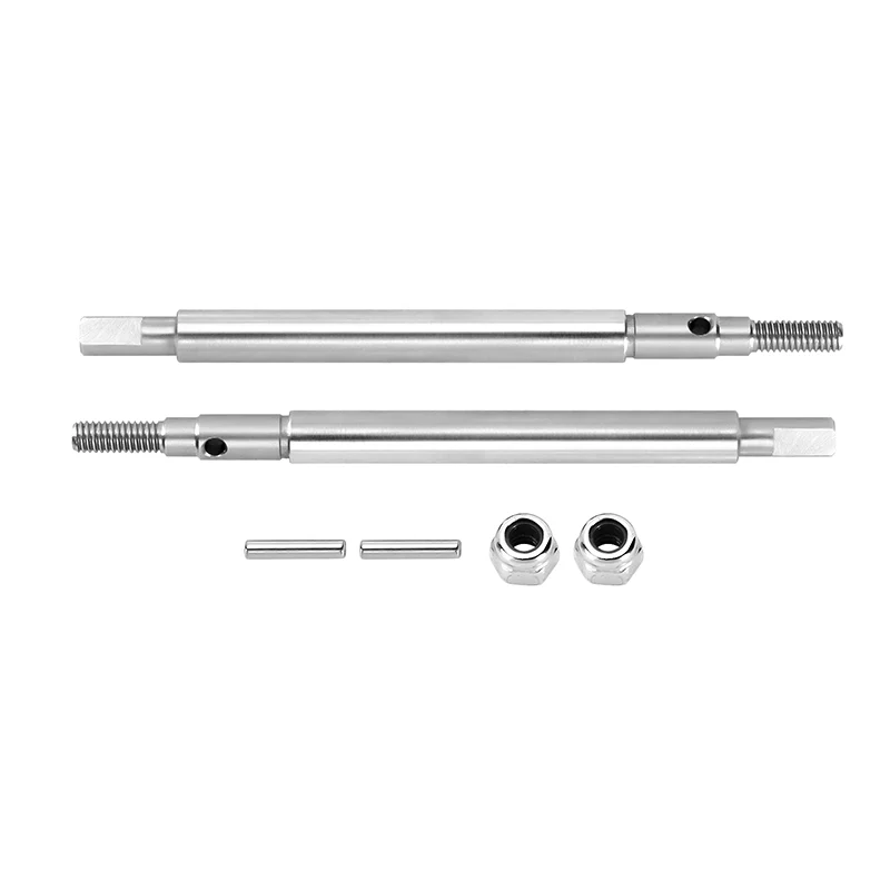 INJORA +2mm Thread Axle Shafts for Stock Length TRX4M Axles - Image 10