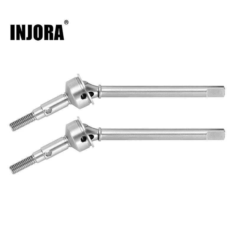 INJORA +2mm Thread Axle Shafts for Stock Length TRX4M Axles - Image 4